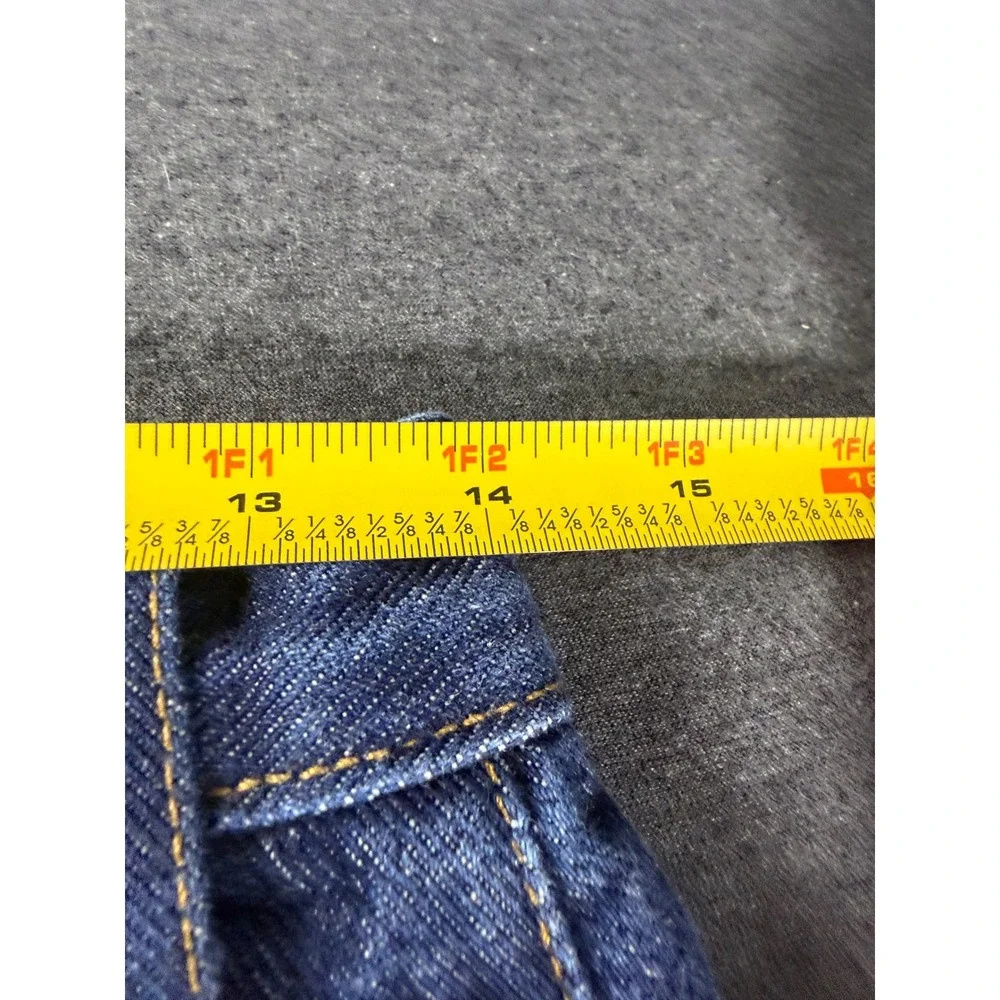 Y2k Vintage lei Life Energy Intelligence Flare Jeans Womens 9 Dark Wash Denim